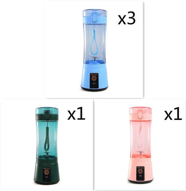 View details for Portable Electric Fruit Juicer Wireless USB Rechargeable Mini Mixer Multifunction Summer Smoothie Blender Machine Kitchen Supplies Portable Electric Fruit Juicer Wireless USB Rechargeable Mini Mixer Multifunction Summer Smoothie Blender M