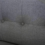 Dark Gray Fabric Couch - Stylish & Comfortable