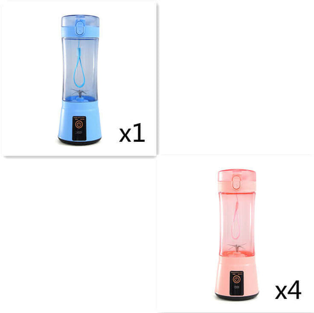 View details for Portable Electric Fruit Juicer Wireless USB Rechargeable Mini Mixer Multifunction Summer Smoothie Blender Machine Kitchen Supplies Portable Electric Fruit Juicer Wireless USB Rechargeable Mini Mixer Multifunction Summer Smoothie Blender M