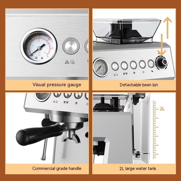 View details for Italian Coffee Machine Fully Automatic Household Freshly Ground Concentrate Italian Coffee Machine Fully Automatic Household Freshly Ground Concentrate