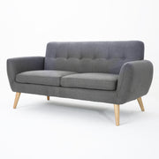Dark Gray Fabric Couch - Stylish & Comfortable