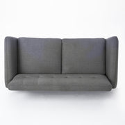 Dark Gray Fabric Couch - Stylish & Comfortable