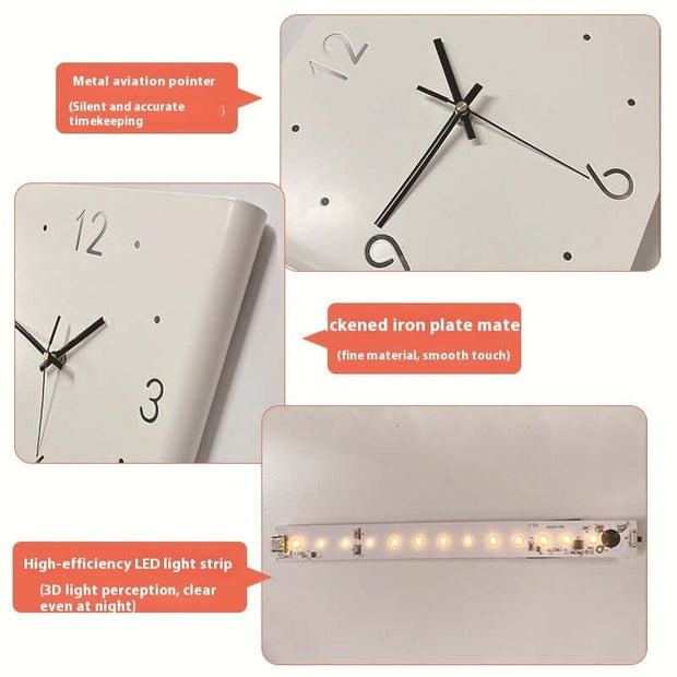 View details for Living Room Stickers Wall Clocks Creative Angle Clock Living Room Stickers Wall Clocks Creative Angle Clock