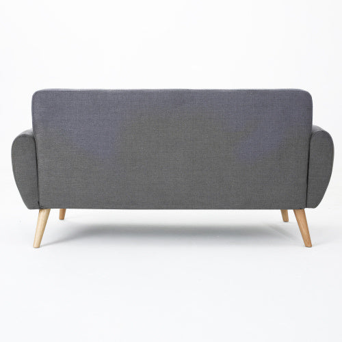 Dark Gray Fabric Couch - Stylish & Comfortable